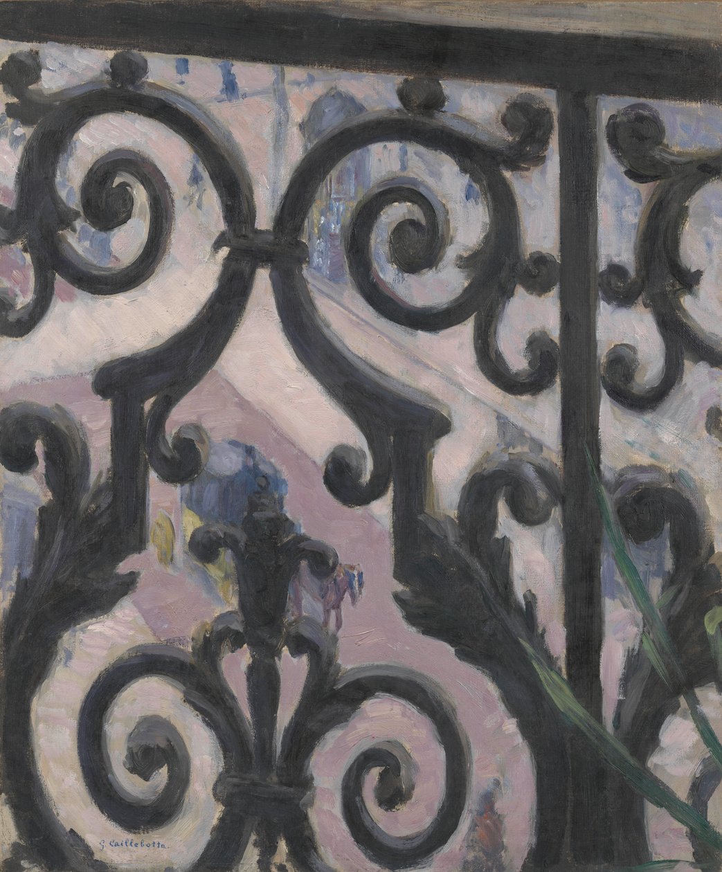 Balkondan Görülen Görünüm by Gustave Caillebotte