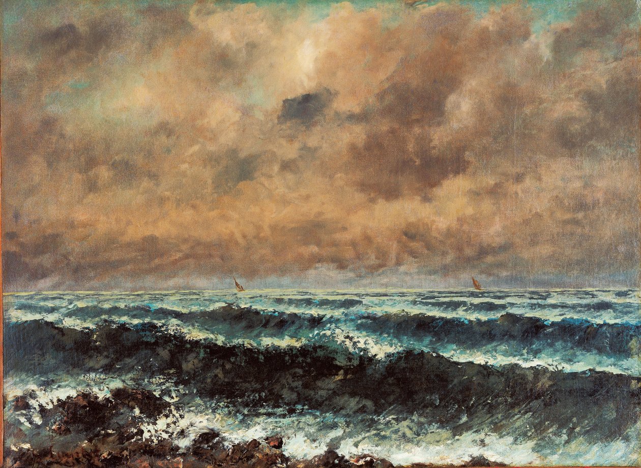 sonbahar denizi by Gustave Courbet