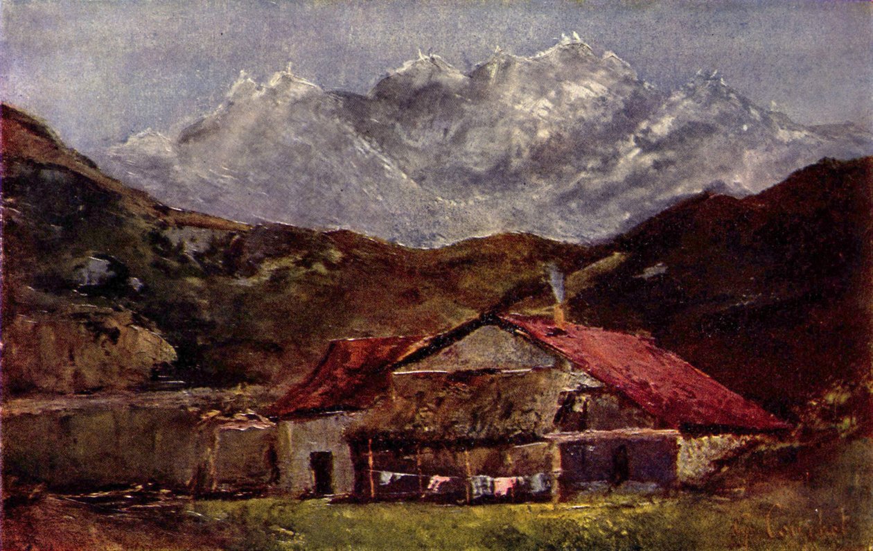 dağ kulübesi by Gustave Courbet