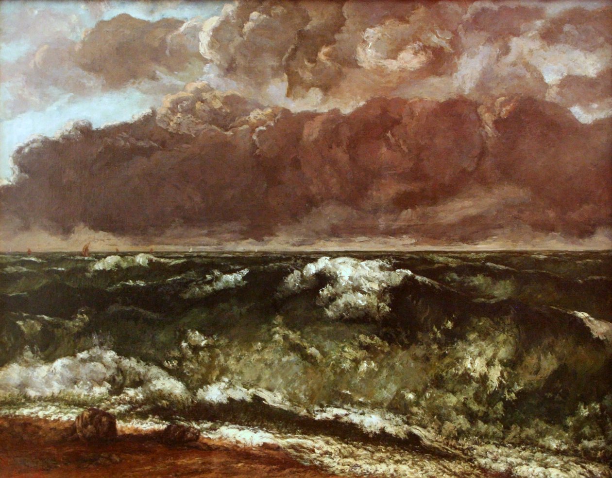 dalga by Gustave Courbet