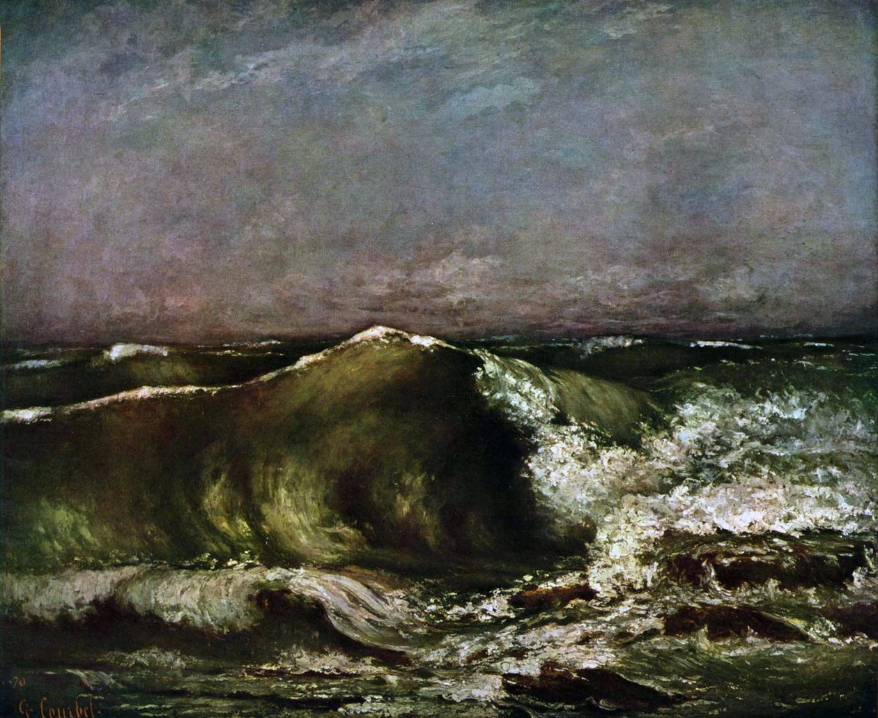 dalga by Gustave Courbet