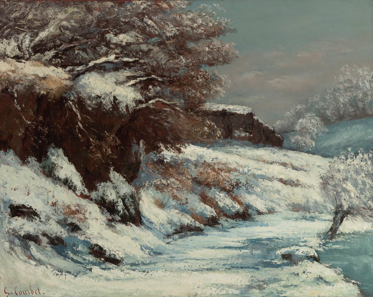 Kar etkisi by Gustave Courbet