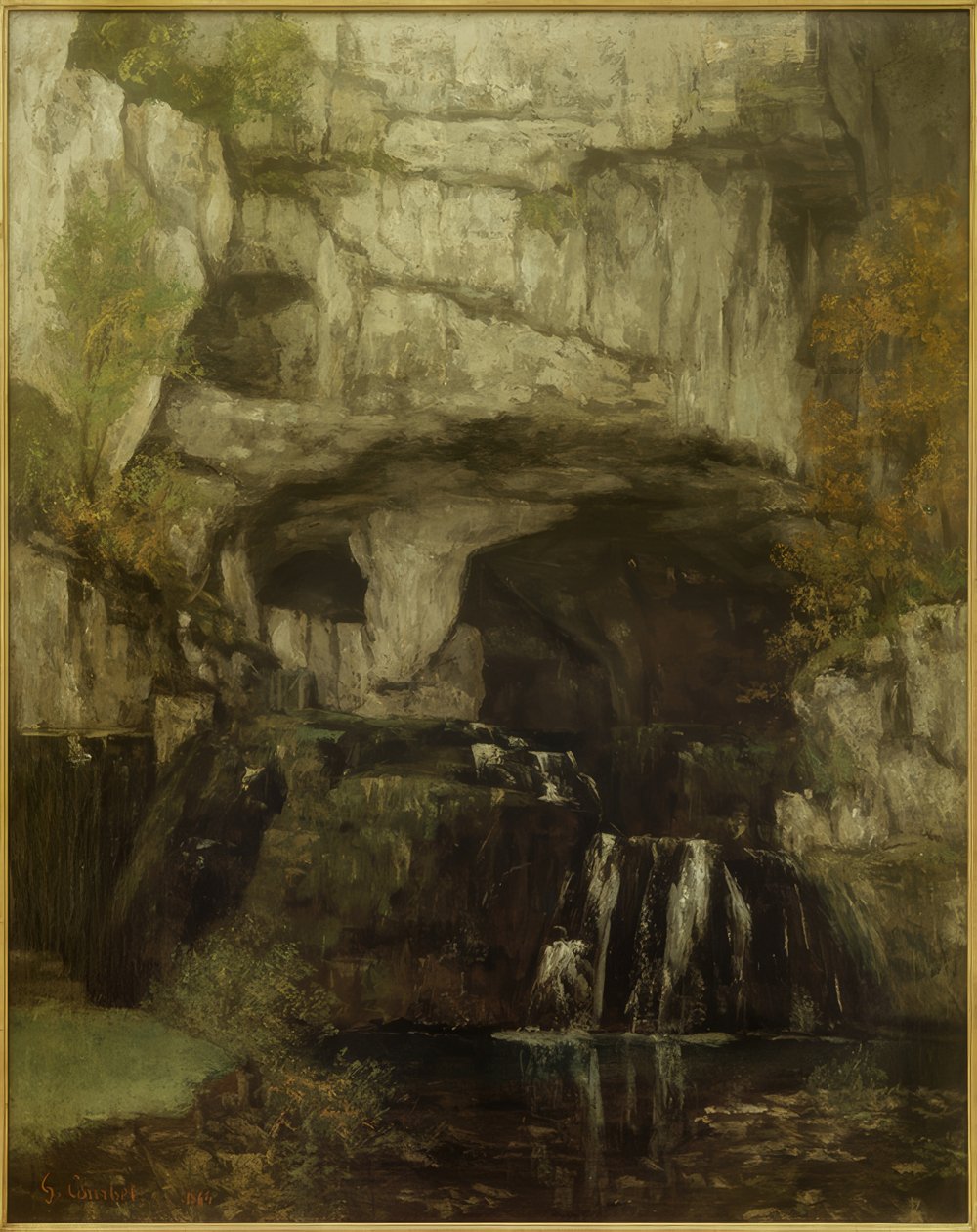 La Source du Lison by Gustave Courbet