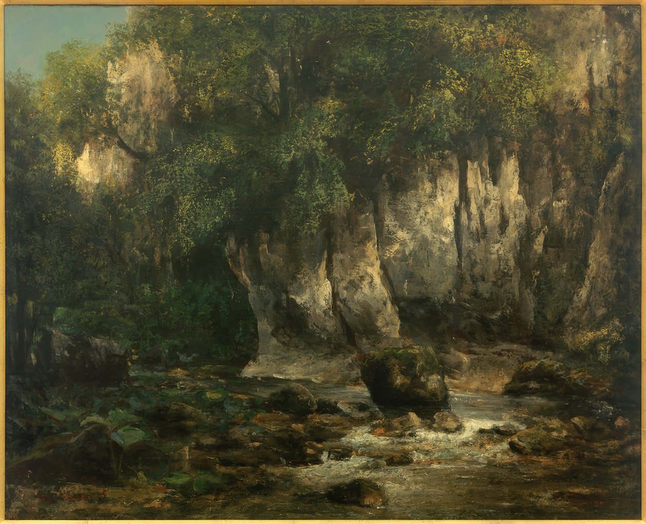 Ruisseau du Puits-Noir by Gustave Courbet