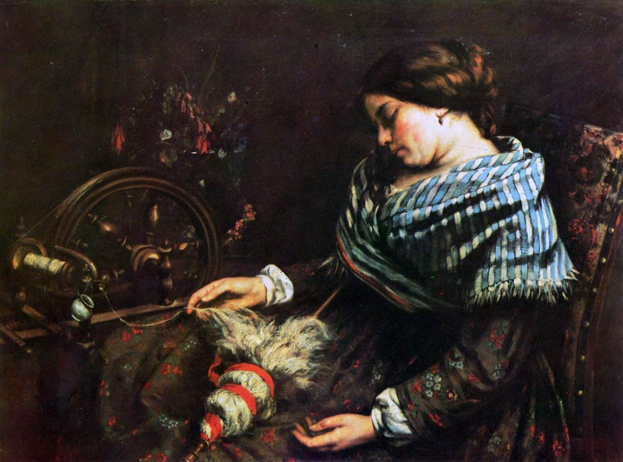 uyku döndürücü by Gustave Courbet