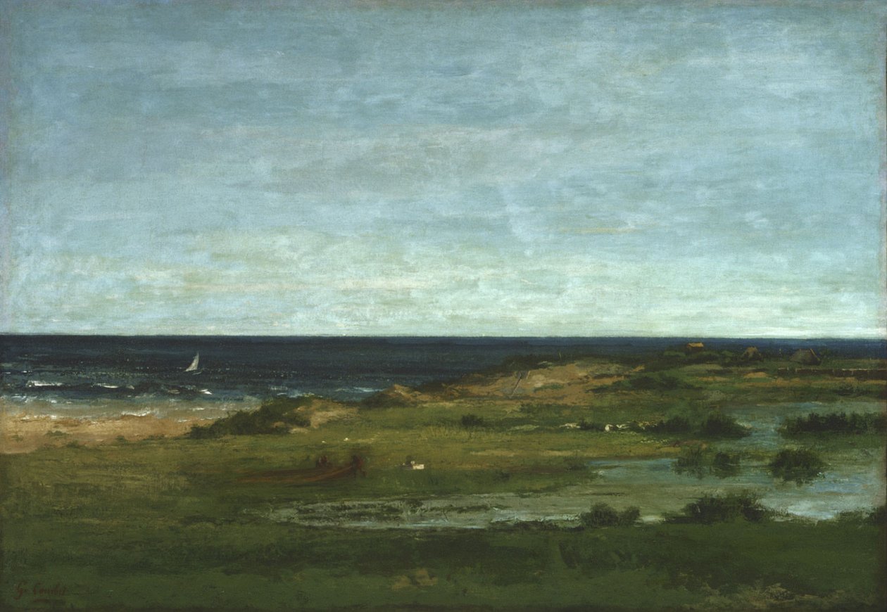 Sahil sahnesi by Gustave Courbet
