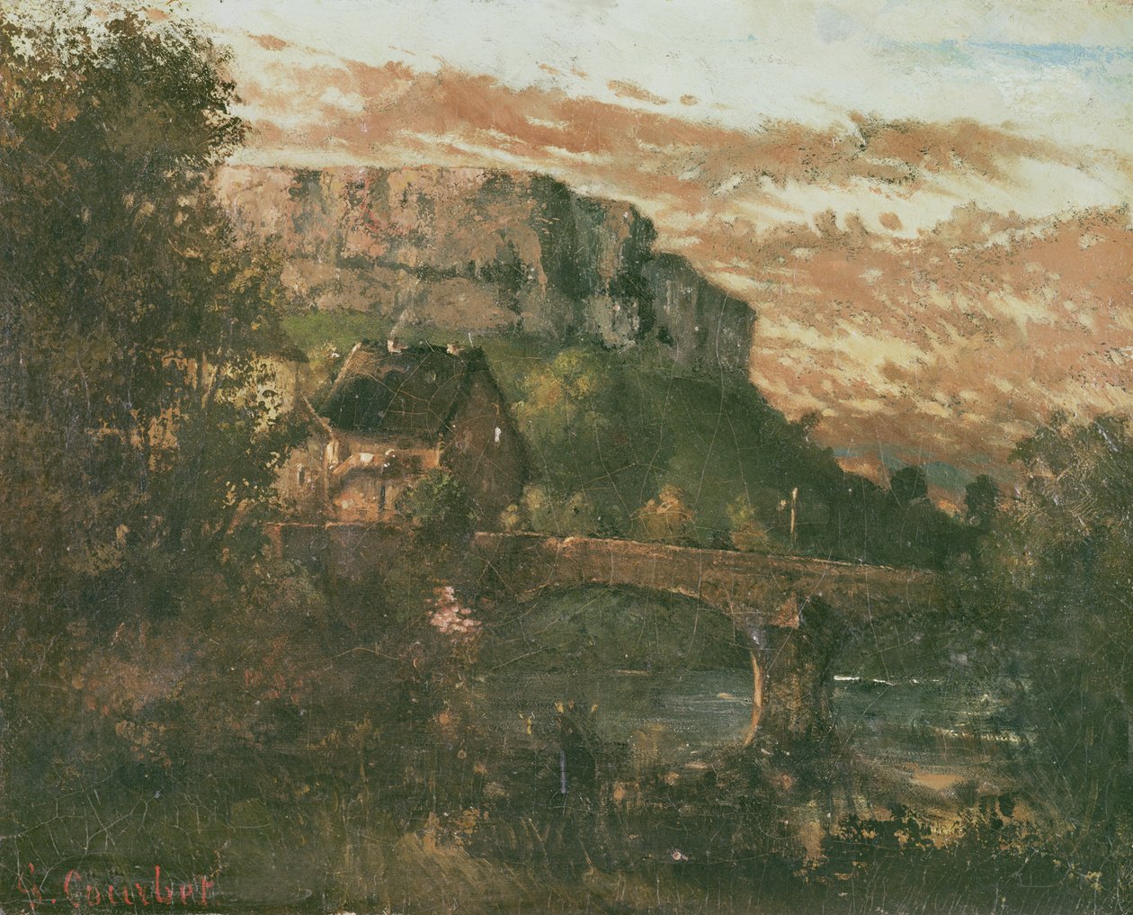 Nahin Köprüsü, 1868 by Gustave Courbet