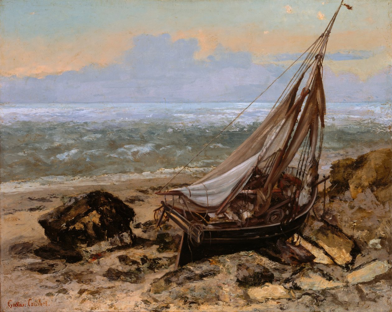 Balıkçı Teknesi by Gustave Courbet