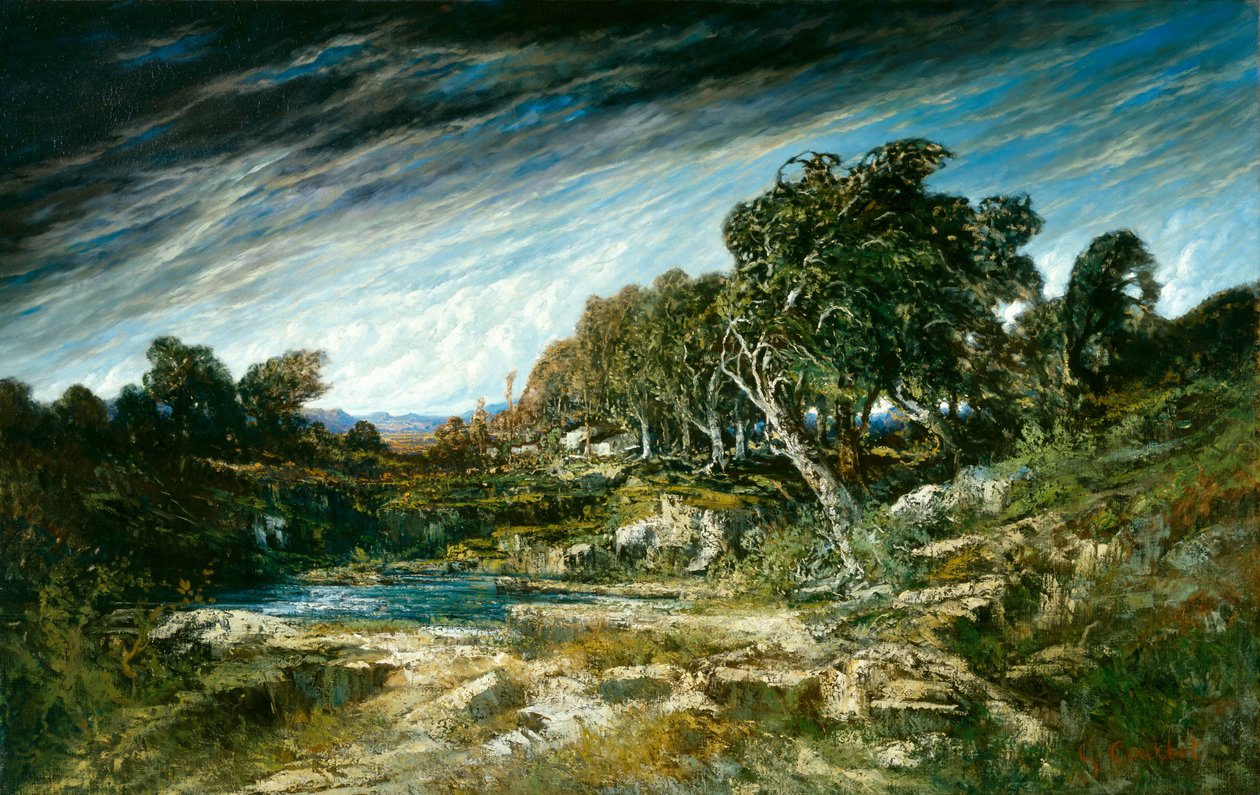 Rüzgarın Fırtınası, c.1865 by Gustave Courbet