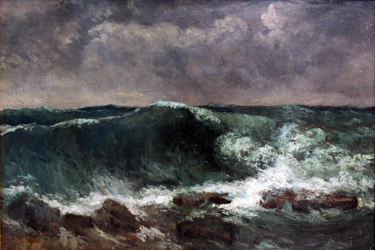 Dalga by Gustave Courbet