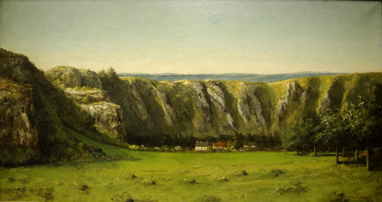 On Saat Kayası by Gustave Courbet