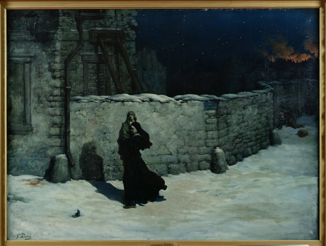 Paris Kuşatması Sırasında Bir Olay by Gustave Dore