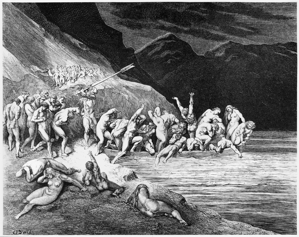 Charon, Dante Alighieri (1265-1321) Paris