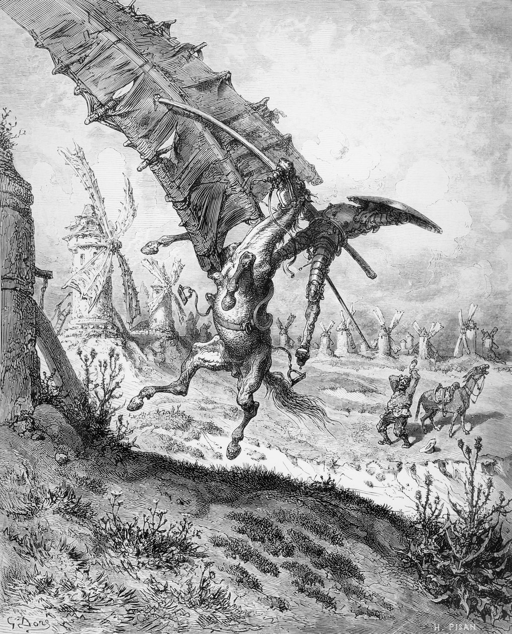 Don Kişot ve Yel Değirmenleri, Miguel Cervantes