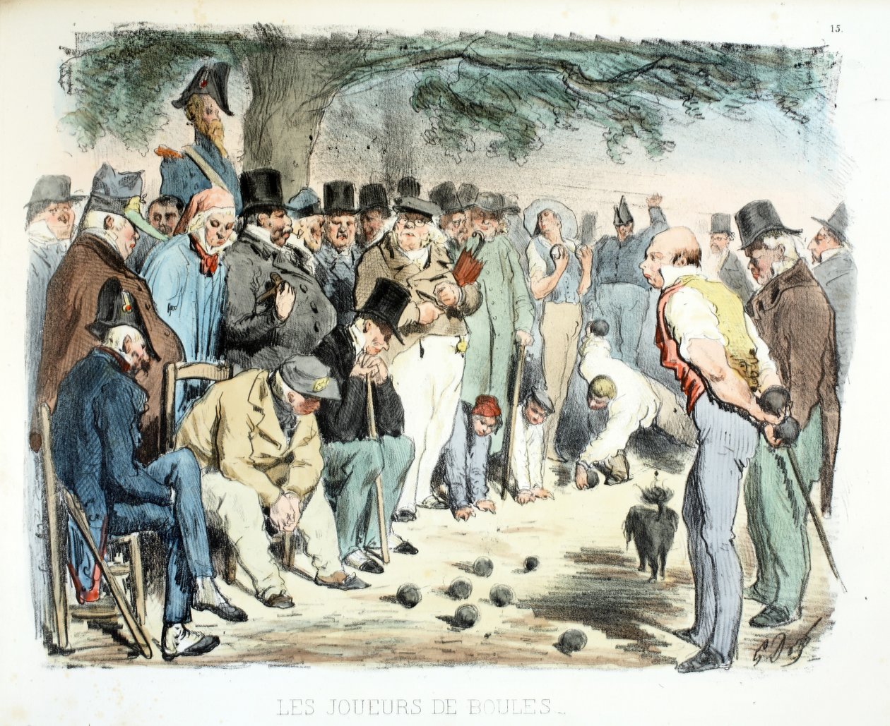 Boules Oyuncuları, Paris