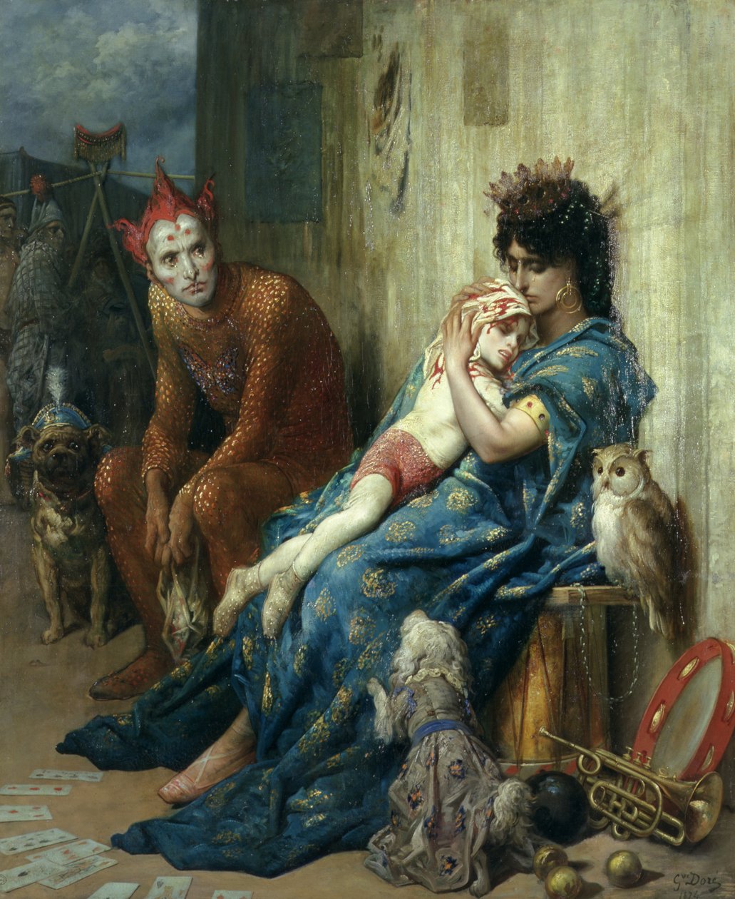 Saltimbanques, 1874 by Gustave Dore