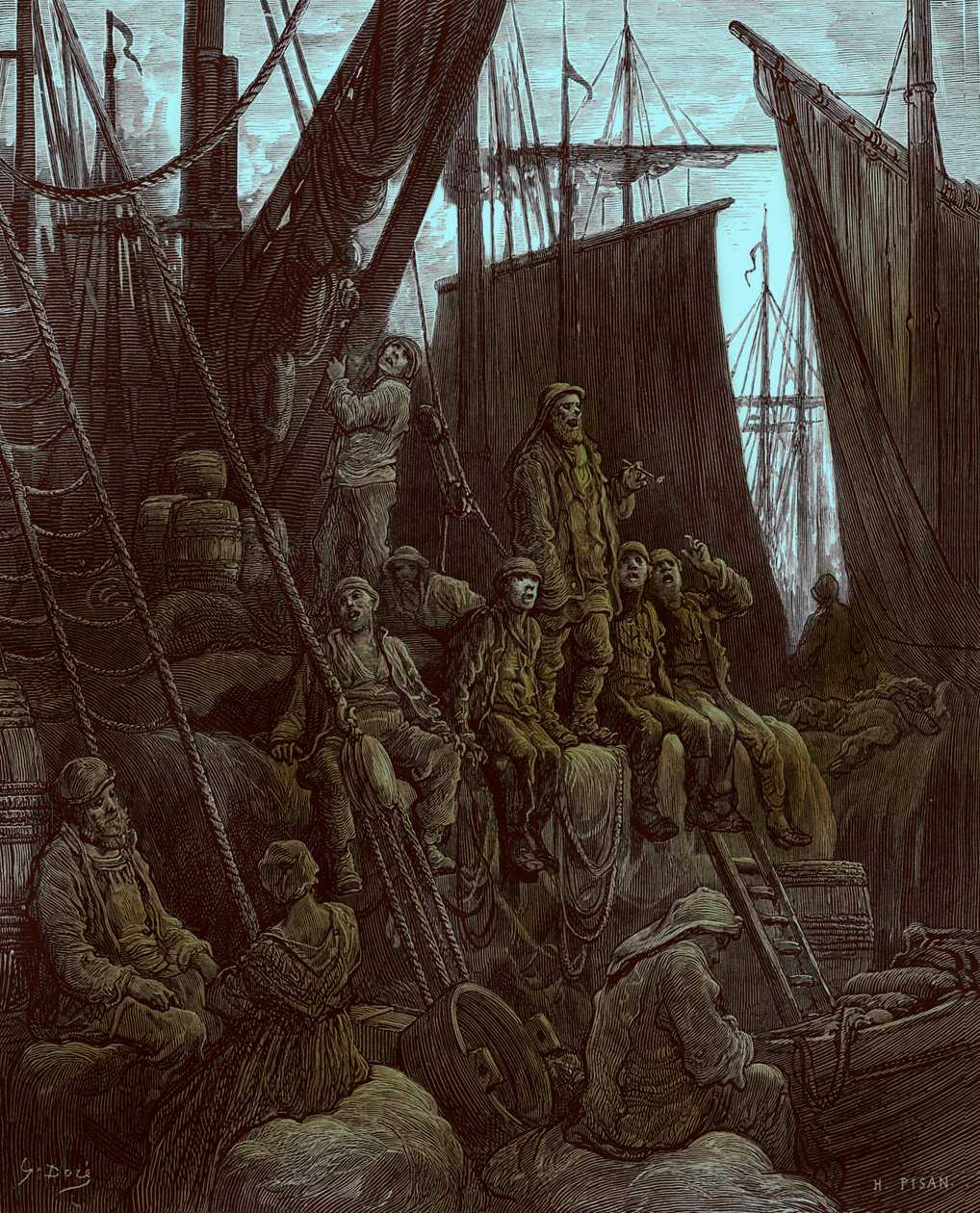 Off Billingsgate by Gustave Doré by Gustave Dore