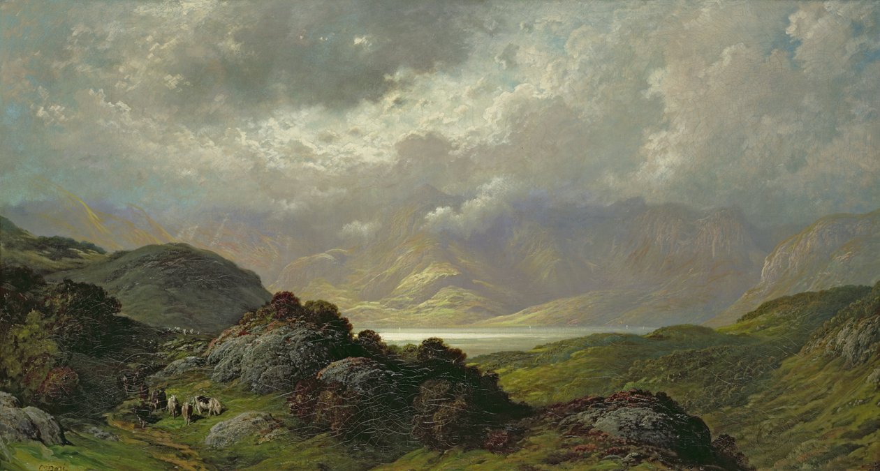 İskoç Manzarası by Gustave Dore