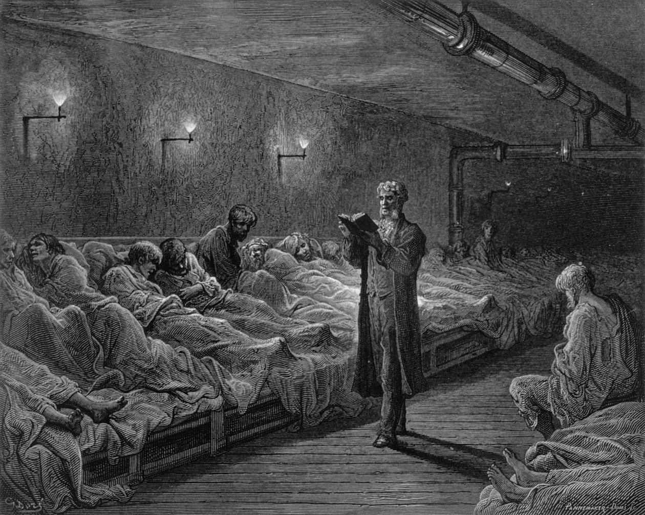 William Blanchard Jerrold (1826-84) tarafından yazılan, Stephane Pannemaker (1847-1930) ve A. Doms, pub. 1872 by Gustave Dore