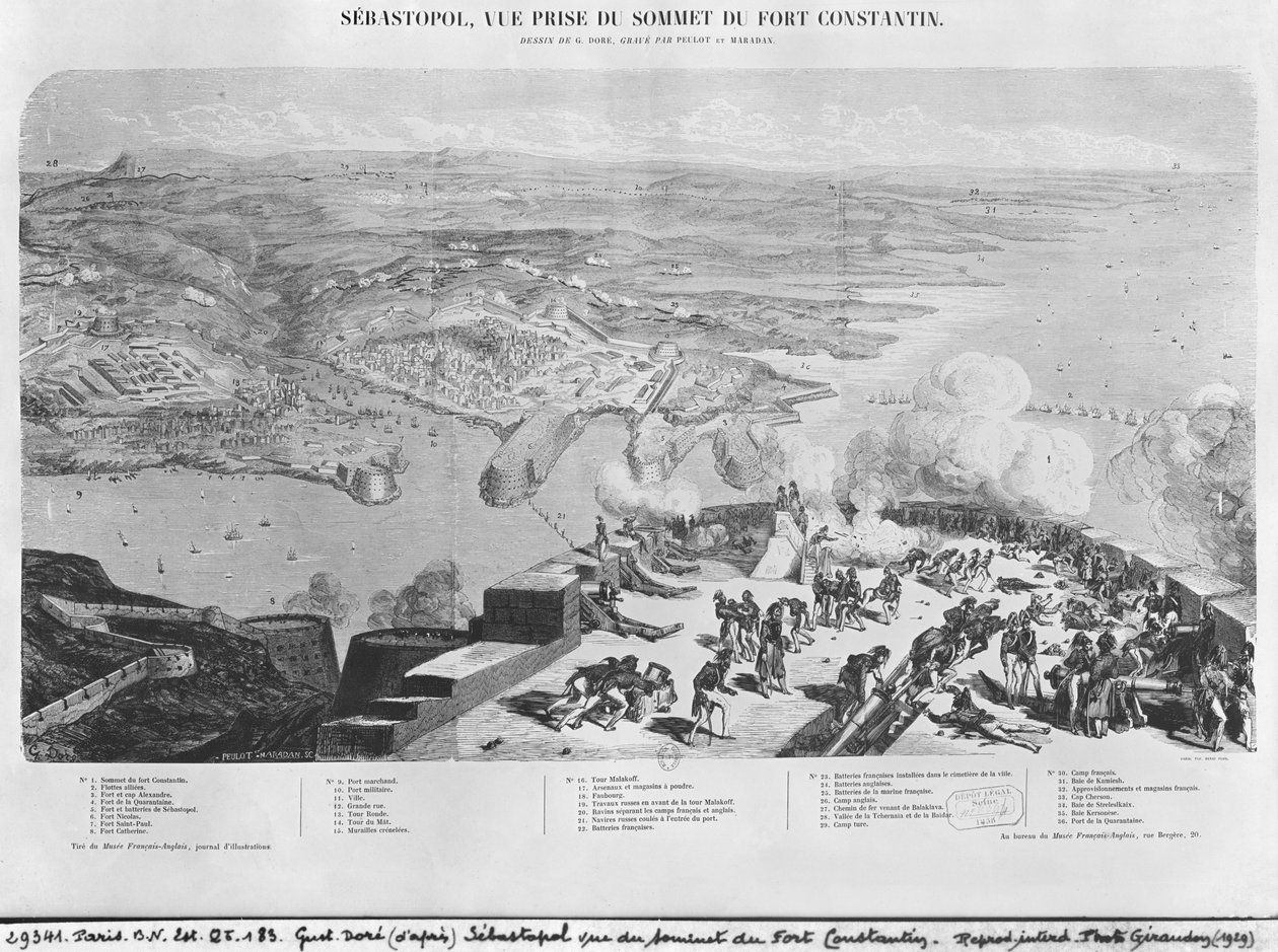 Peulot Maradan tarafından oyulmuş Fort Constantin