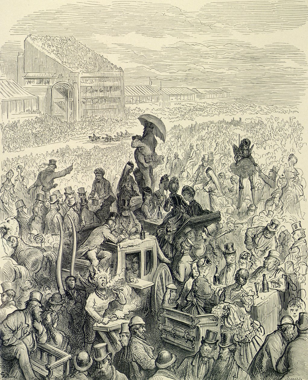 Derby - Öğle Yemeğinde, William Blanchard Jerrold (1826-84) tarafından yazılan 