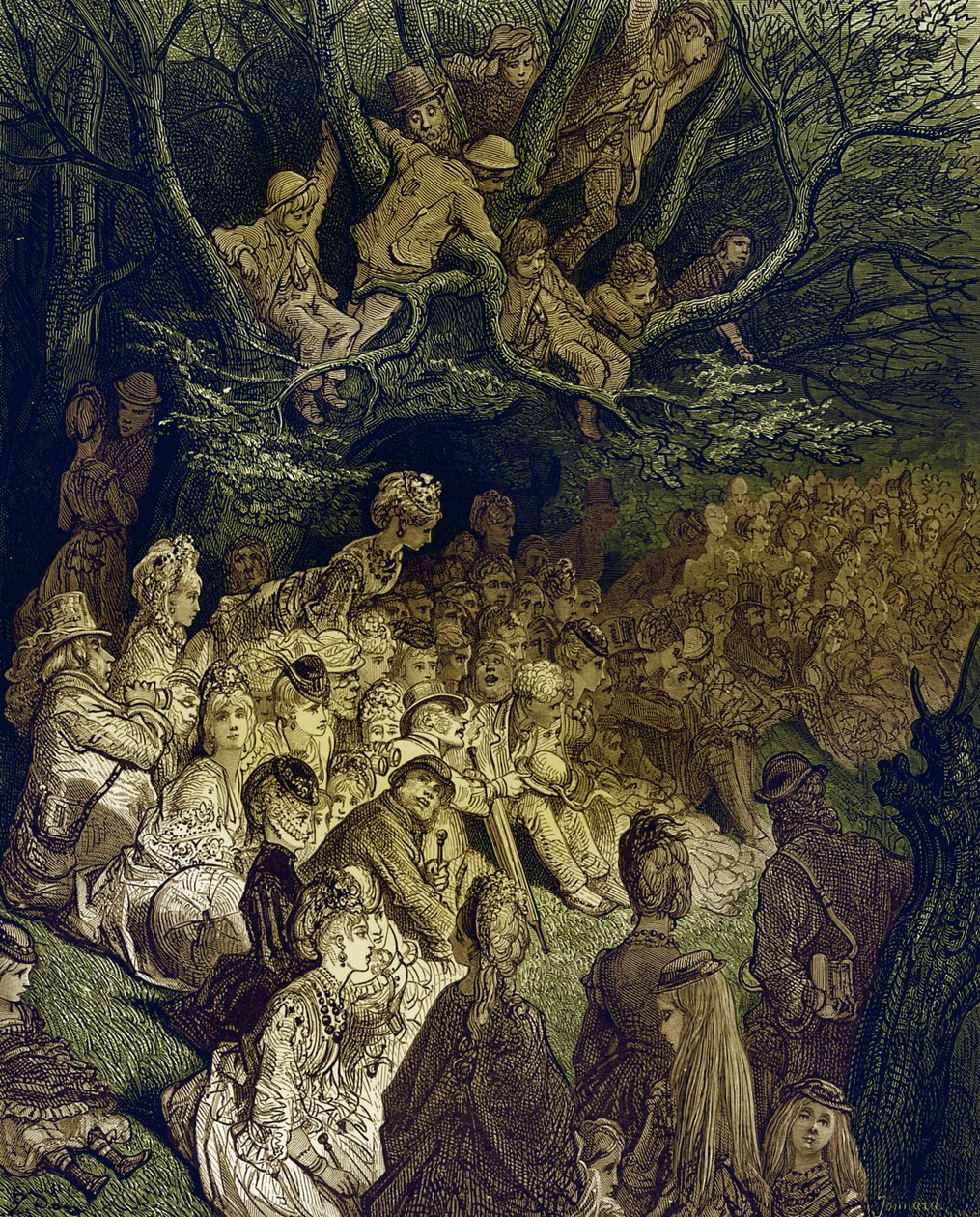 Inside the Docks eftir Gustave Doré by Gustave Dore