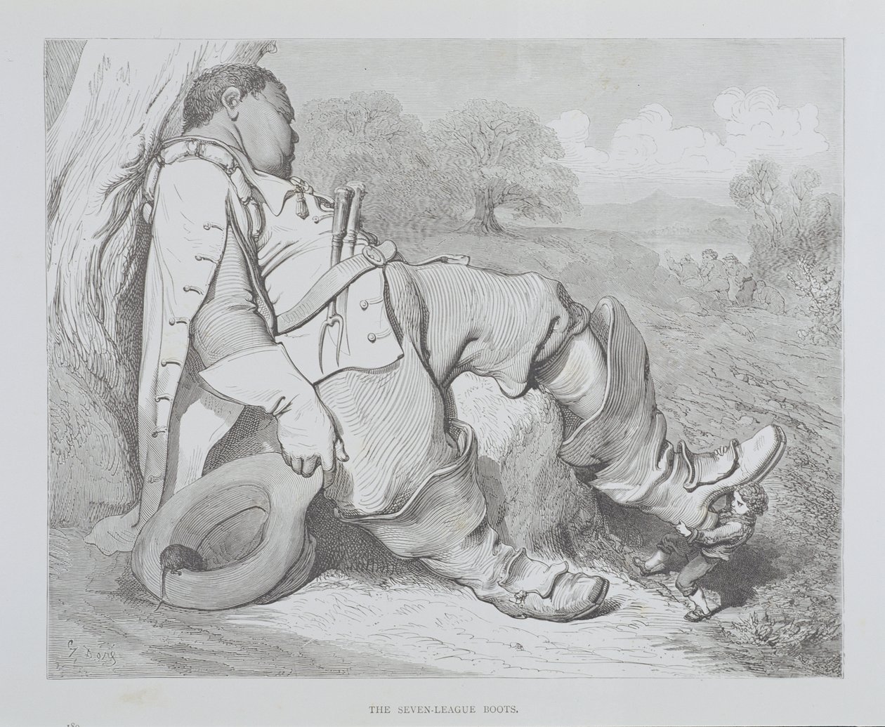 Yedi Lig Çizmeleri, 1868 dolayları by Gustave Dore
