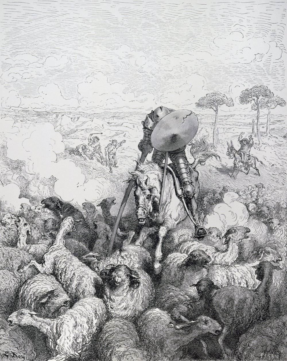 Valiant Charge, Miguel Cervantes (1547-1616) tarafından 