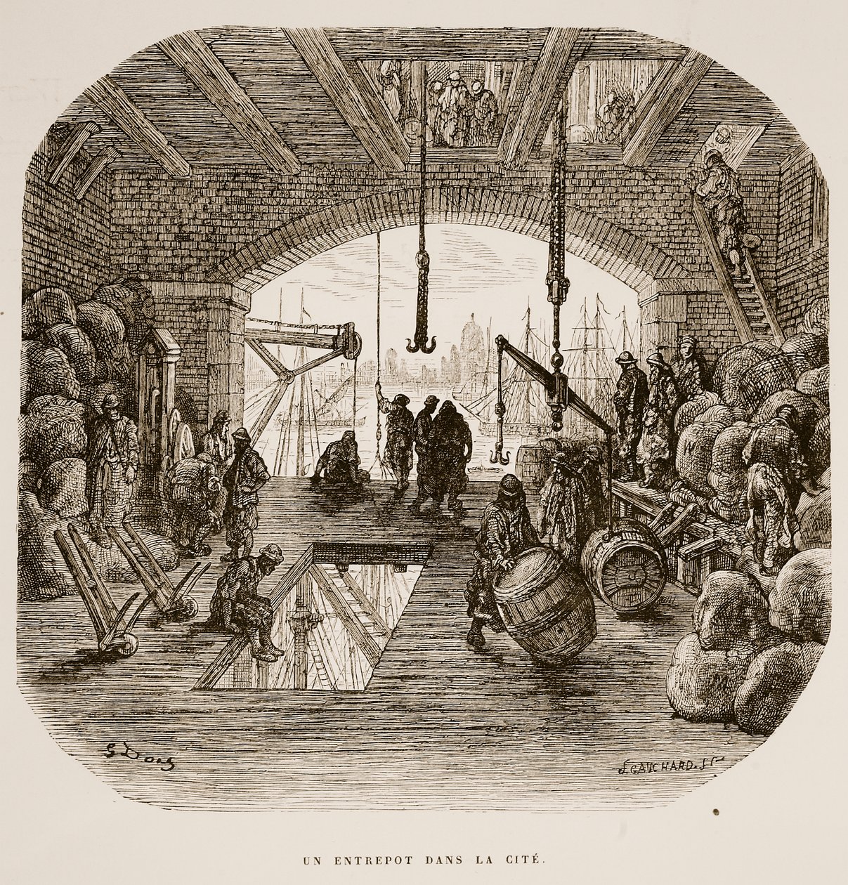 William Blanchard Jerrold (1826-94) tarafından yazılmış ve Gauchard tarafından oyulmuş, 