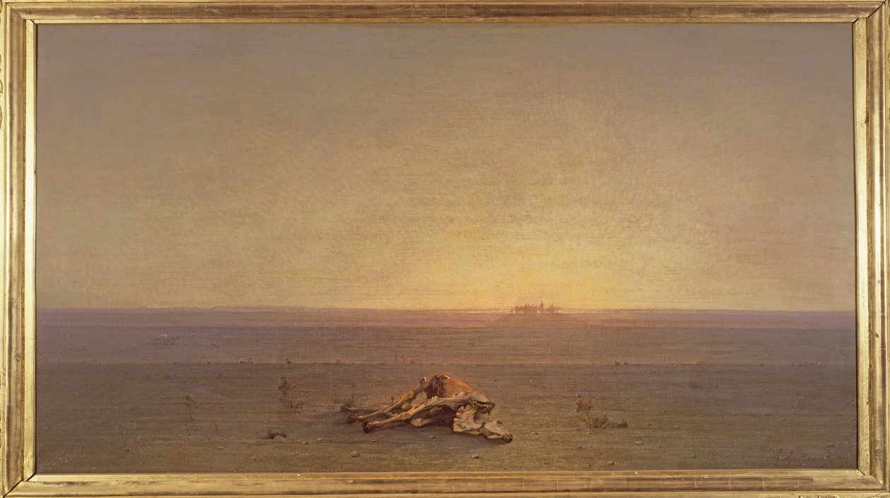 Sahra veya Çöl, 1867 by Gustave Guillaumet