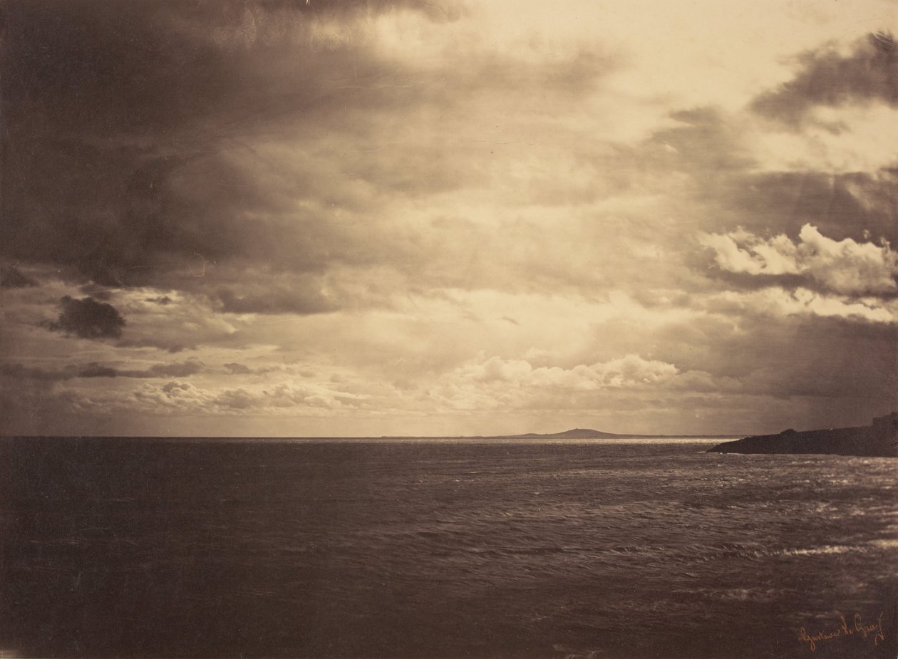 Bulutlu gökyüzü by Gustave Le Gray