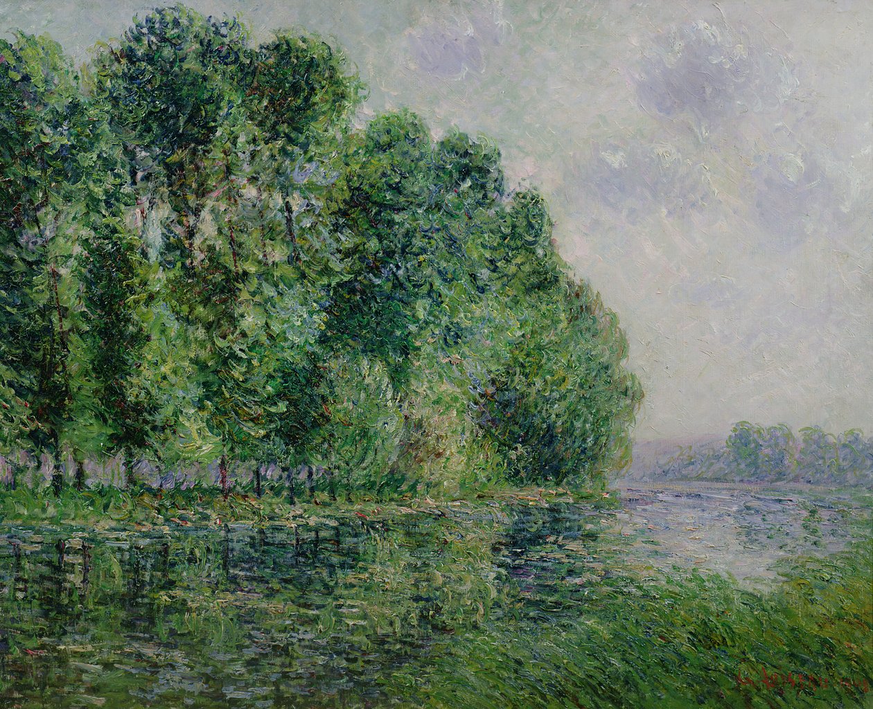 Deniz kenarında manzara by Gustave Loiseau