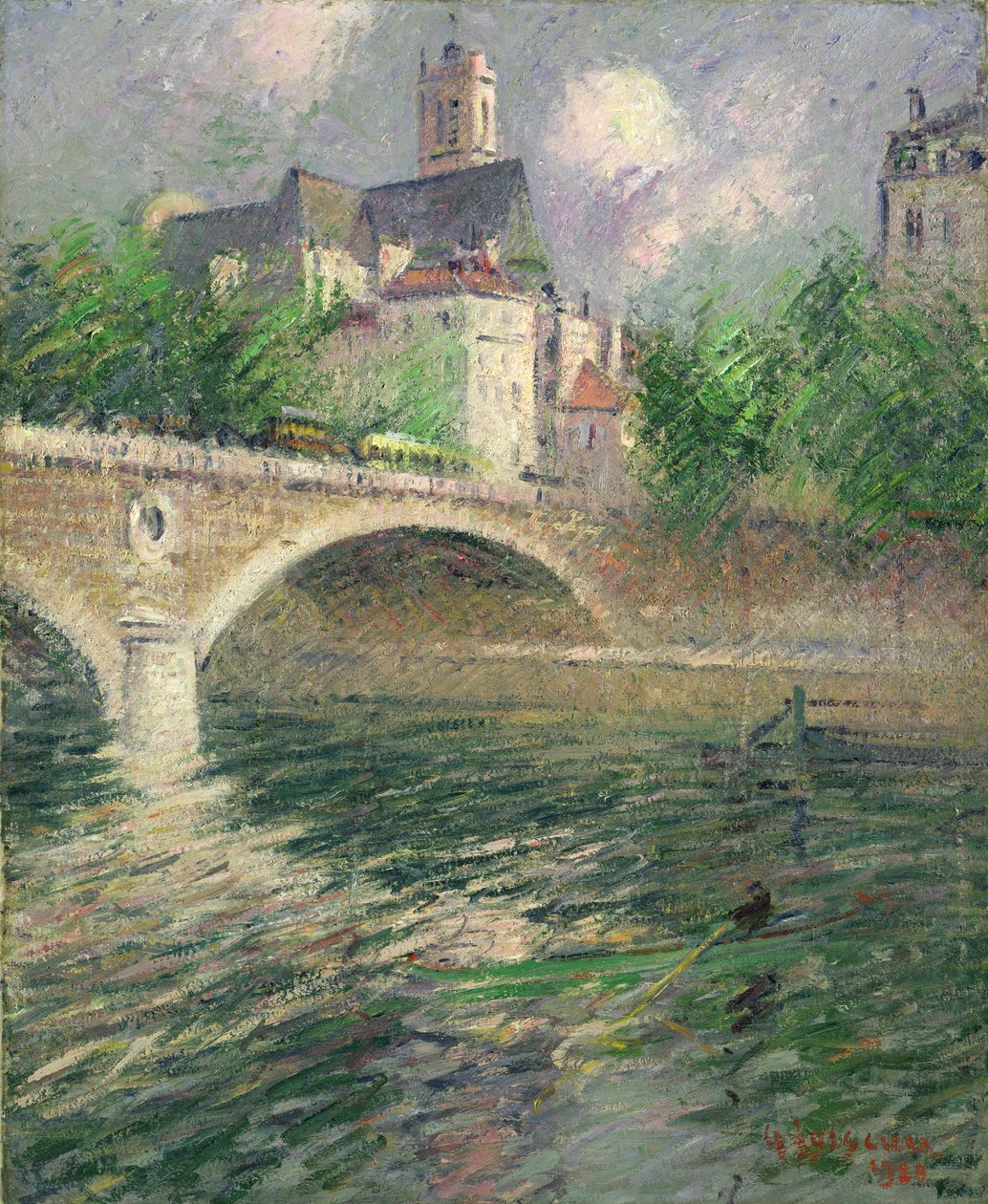 Aziz Gervais Kilisesi, 1920 by Gustave Loiseau