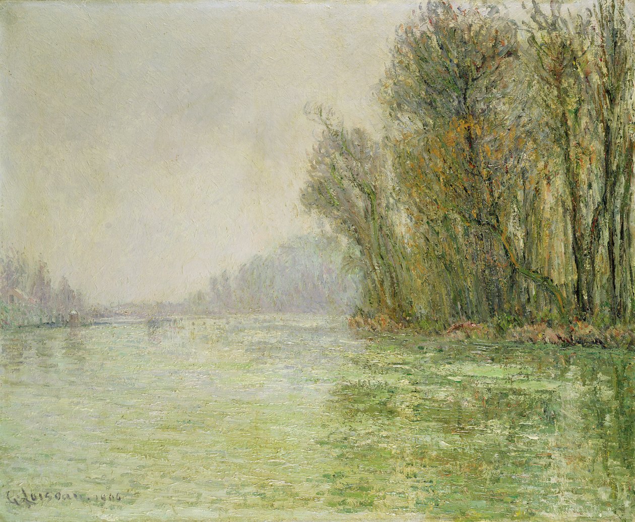 Kışın Oise, 1906 by Gustave Loiseau