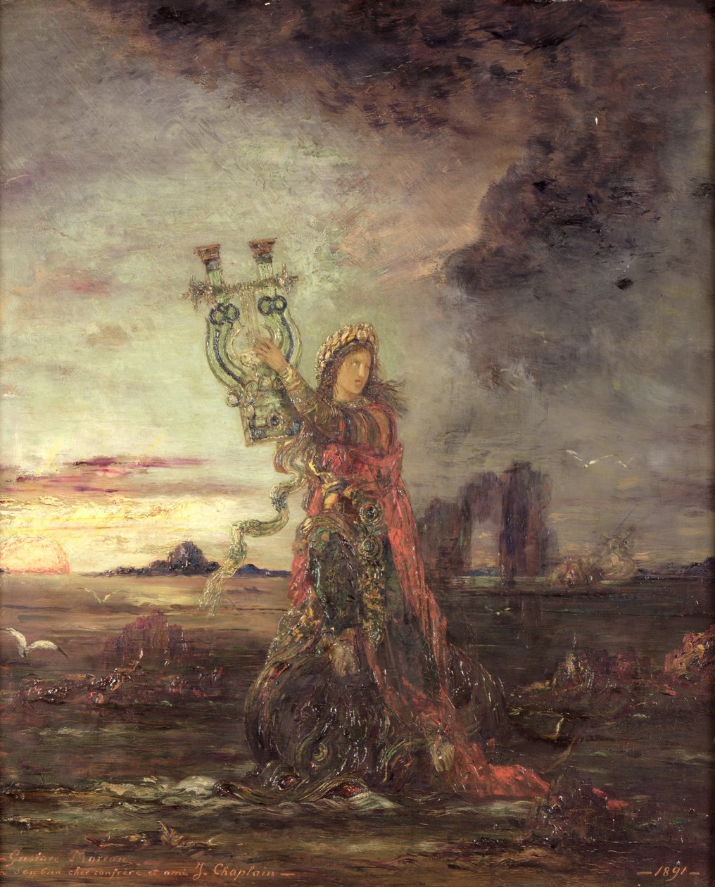 Arion, 1891 by Gustave Moreau
