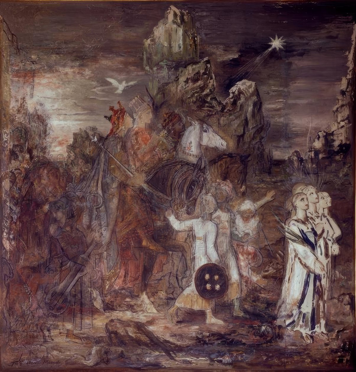Üç Kral by Gustave Moreau