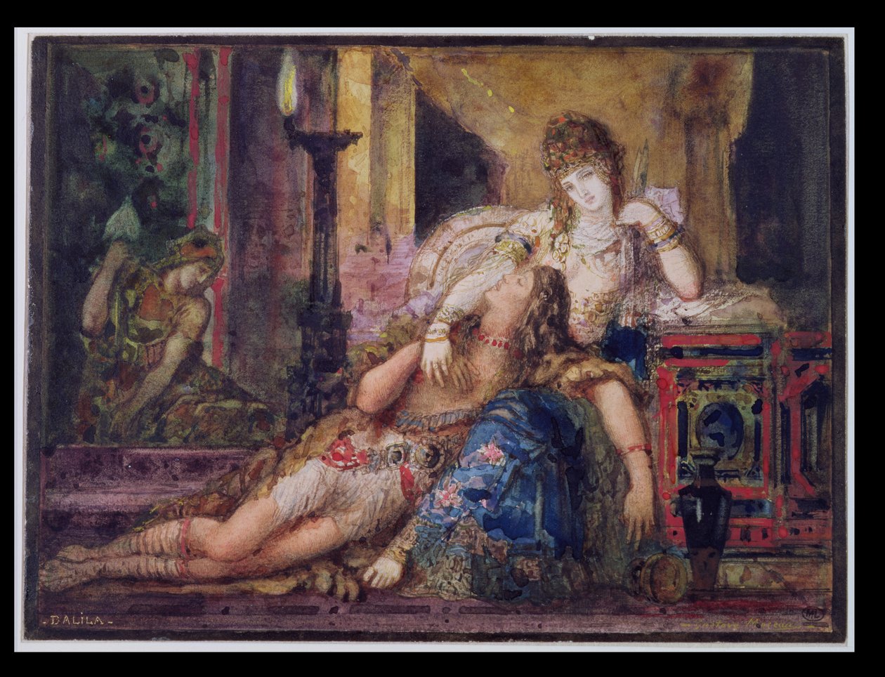 Samson ve Delilah by Gustave Moreau