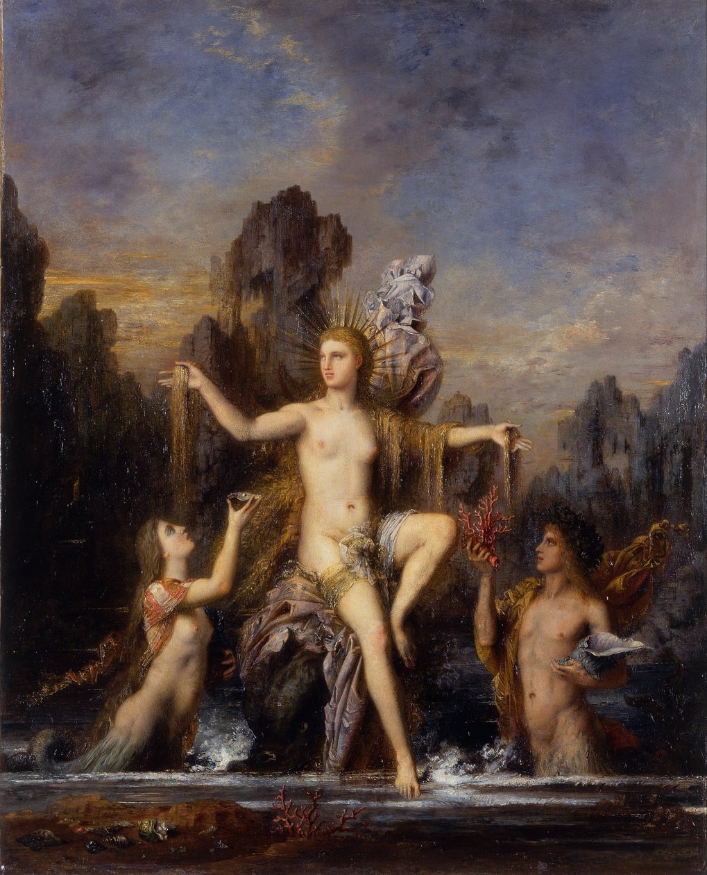Denizden Yükselen Venüs by Gustave Moreau