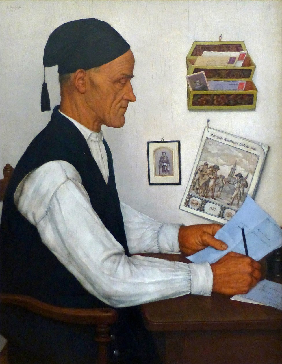 Topal haberci, 1935 by Gustave Stoskopf