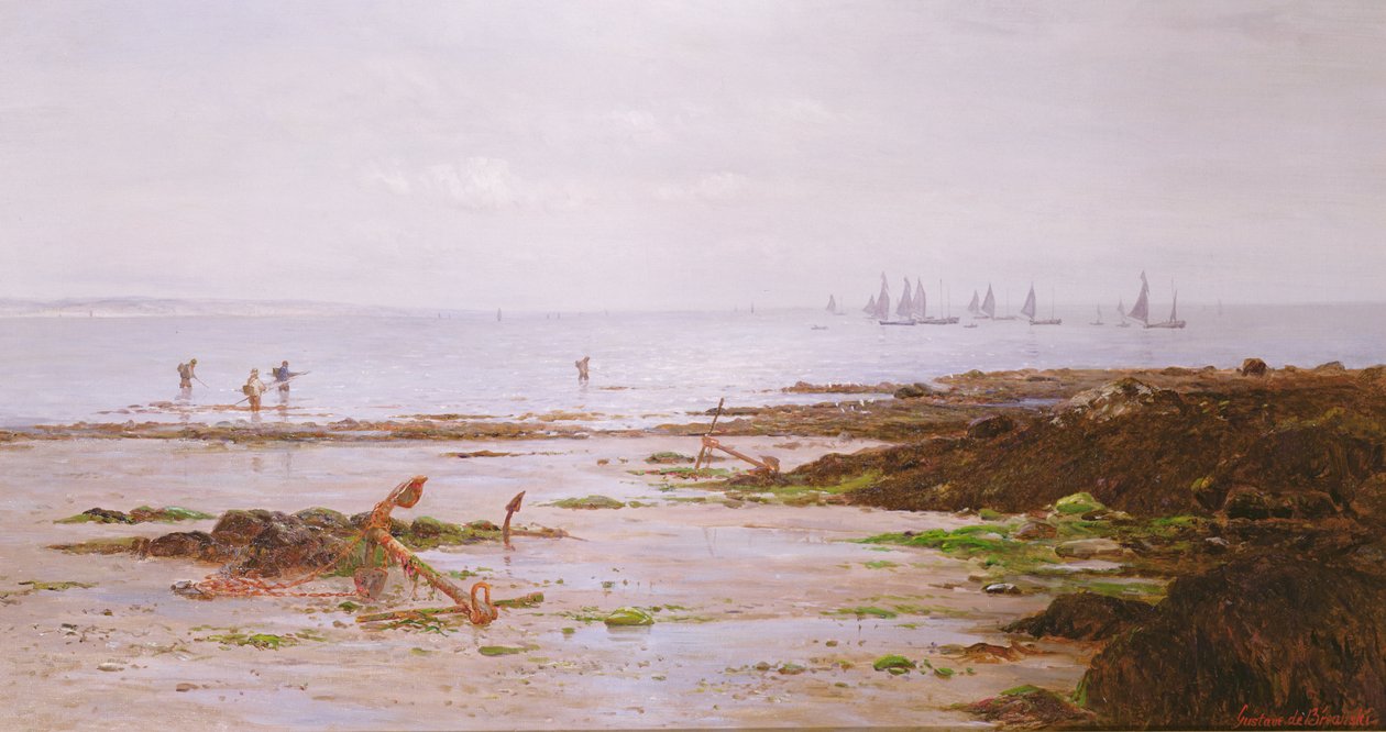 Korniş Karidesleri by Gustave de Breanski