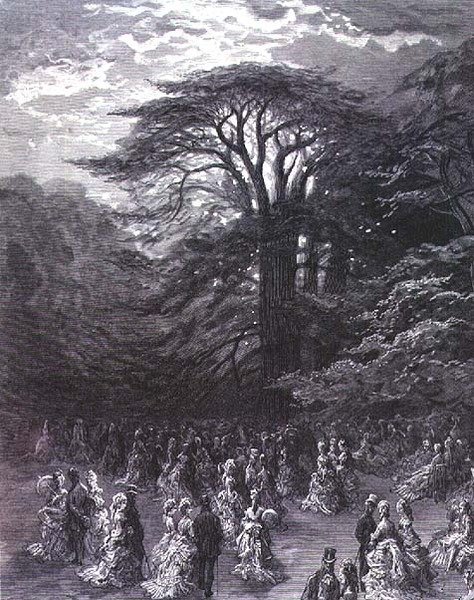 William Blanchard Jerrold (1826-84) tarafından yazılmış, Stephane Pannemaker (1847-1930), pub. 1872 (gravür) by Gustave (after) Dore