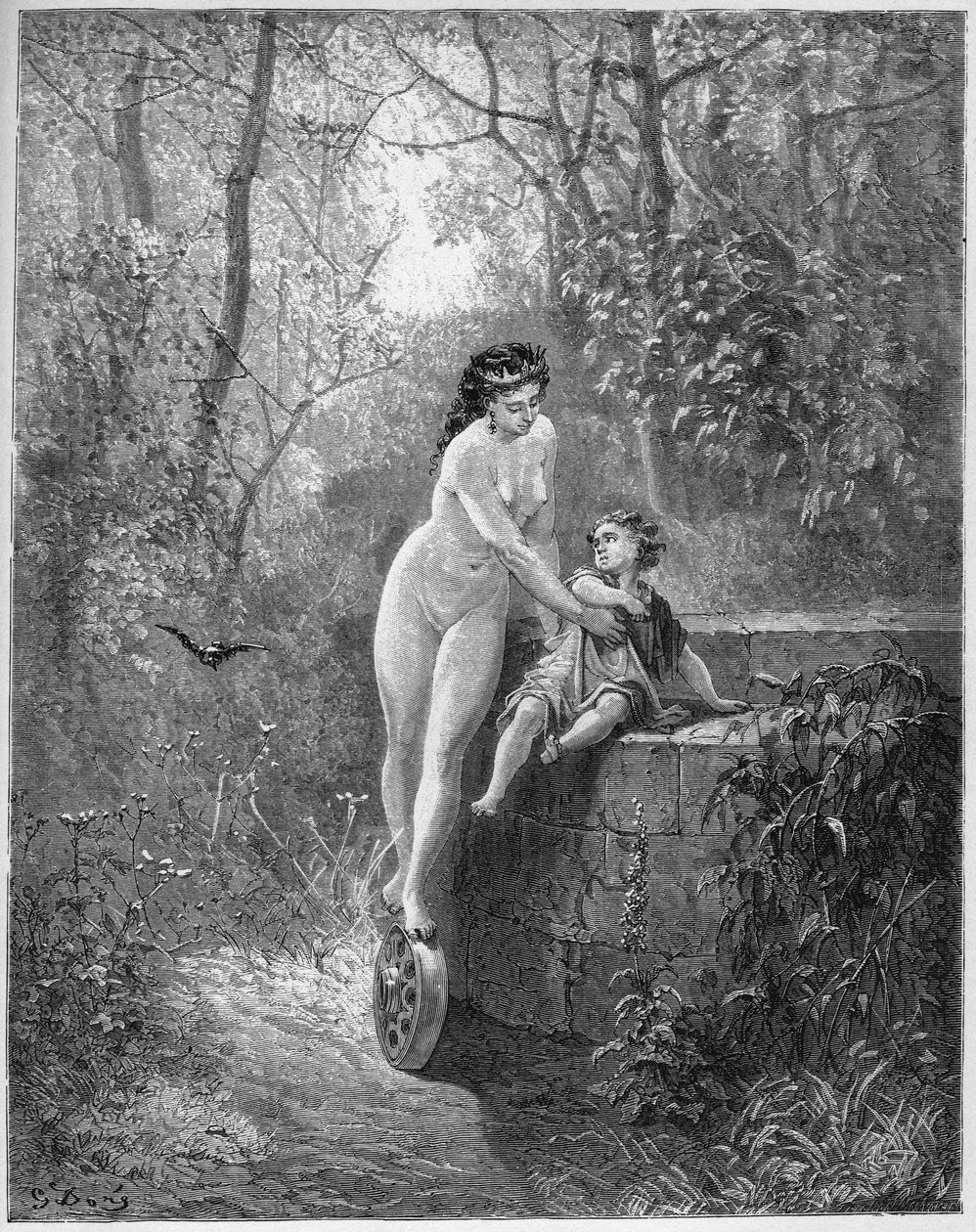 La Fortune et le jeune Enfant - Tanrıça Fortune Küçük Çocuğu Kuyudan Kurtarır - Jean de La Fontaine