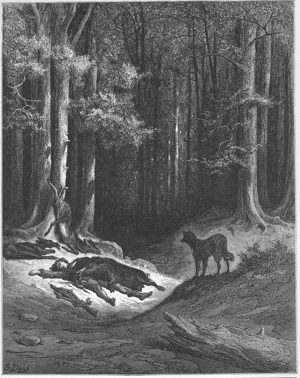 Le loup et le chasseur - Kurt ve avcı - Jean de La Fontaine