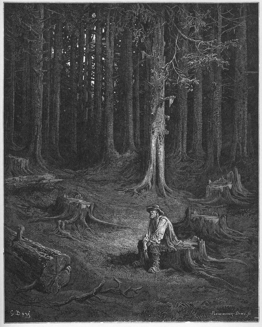 la foret et le bucheron - orman ve oduncu - Jean de La Fontaine