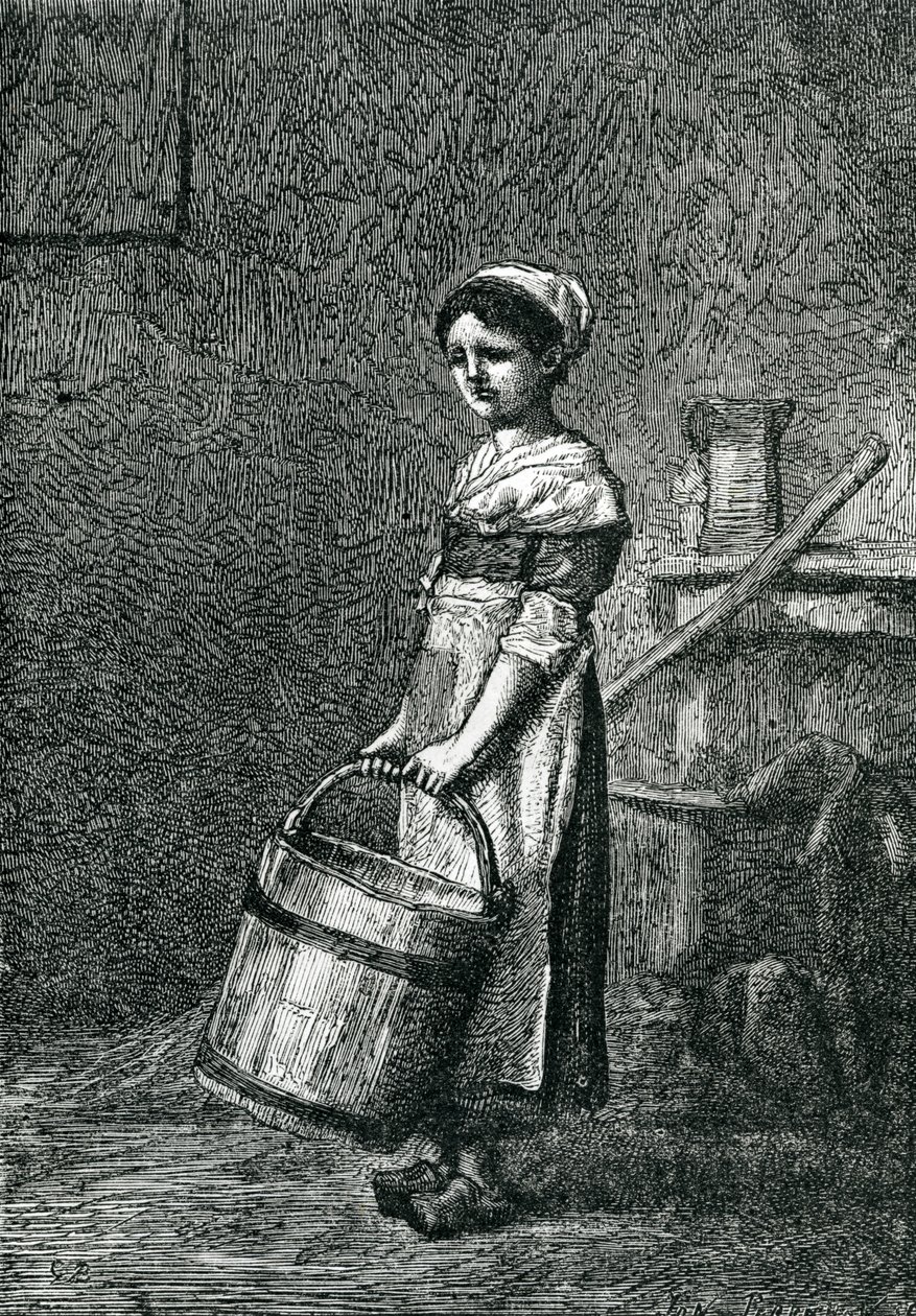 Bir Kova Taşıyan Cosette, Victor Hugo