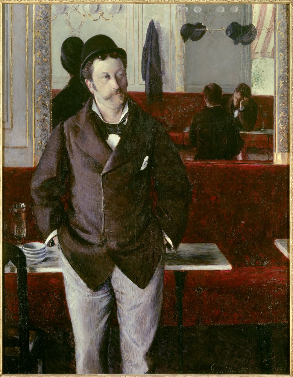 Kafede Resim Gustave Caillebotte (1848-1894) 1880 Sun. 1,53x1,14 m Rouen, Güzel Sanatlar Müzesi by Gustave Caillebotte