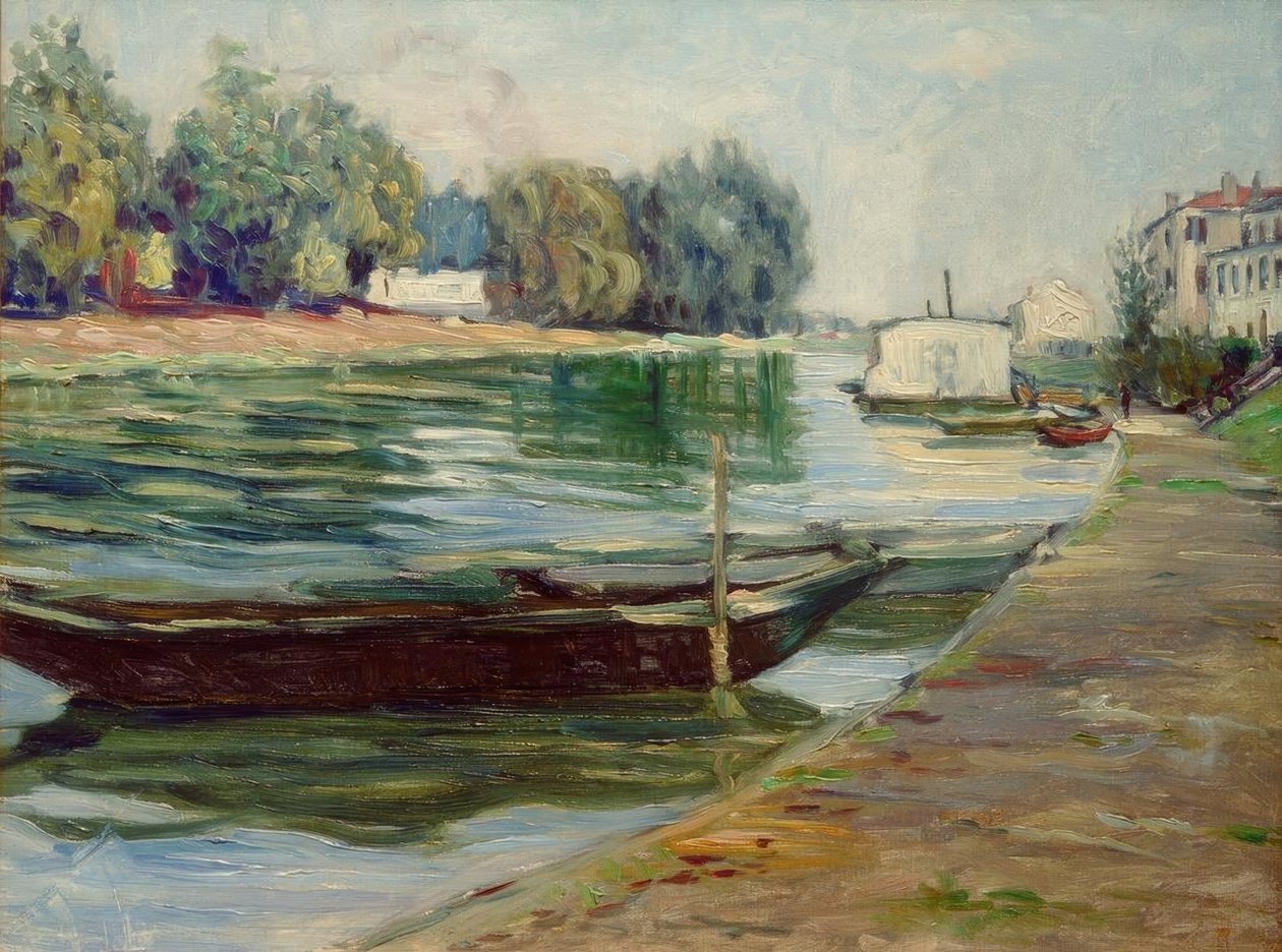 Seine kıyıları by Gustave Caillebotte