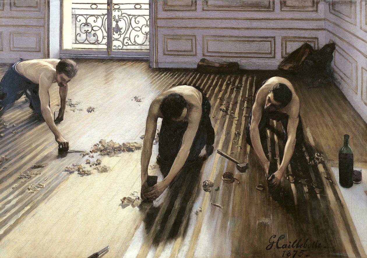 Parke Planya Makineleri by Gustave Caillebotte
