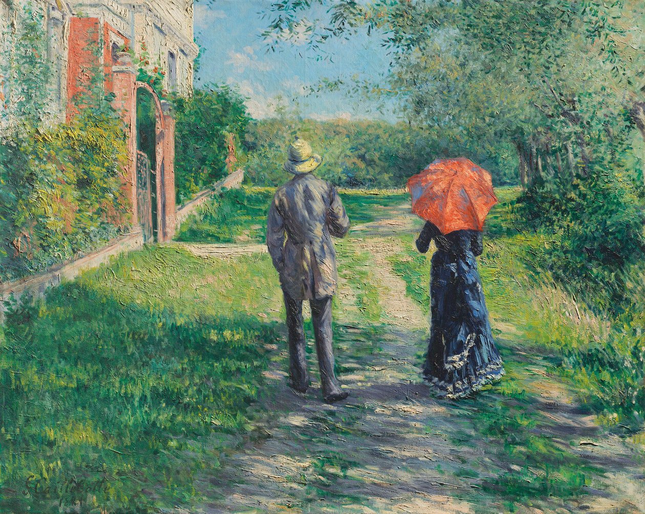 Yokuş Yukarı Yol by Gustave Caillebotte