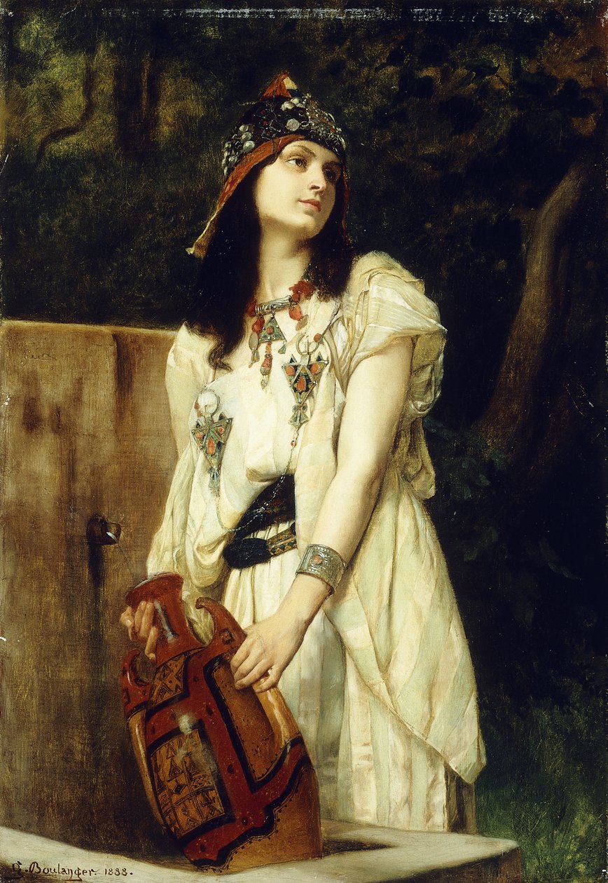 Vazolu Bir Kadın, 1888 by Gustave Clarence Rodolphe Boulanger